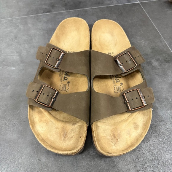 Betula by Birkenstock Brown Two Strap Buckle Sandals Mens 13 EU 46 Germany main image 4